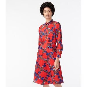 20. J.Crew A-line shirtdress in lattice floral